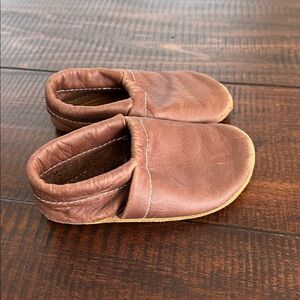 Starry Knight Brown Leather loafer moccasins